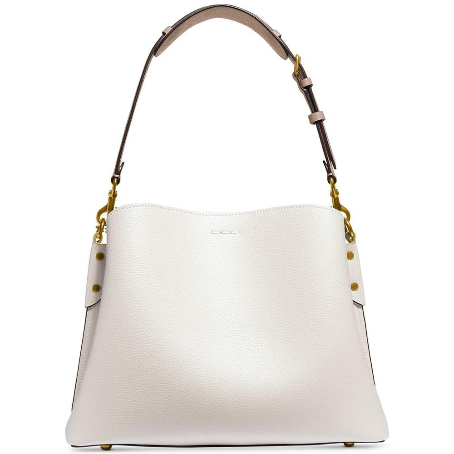 Pebble Leather Willow Shoulder Bag with Convertible Straps
