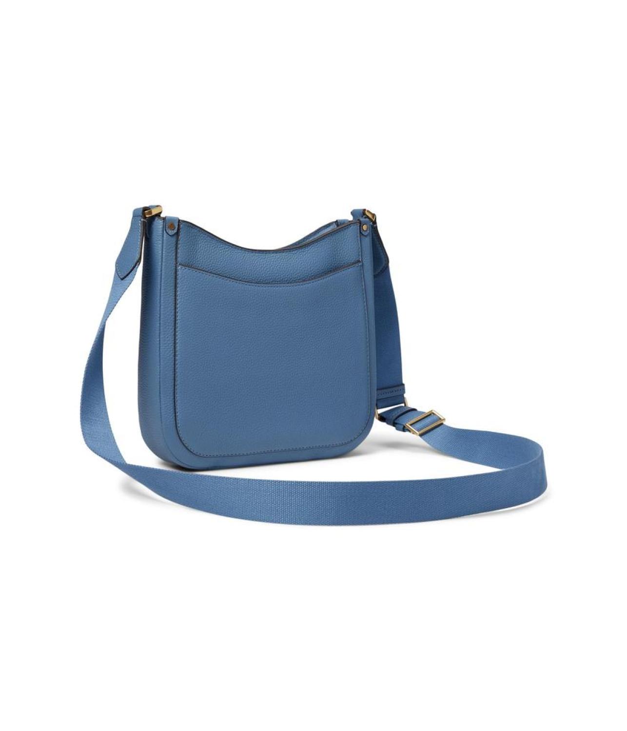 Roulette Pebbled Leather Medium Messenger