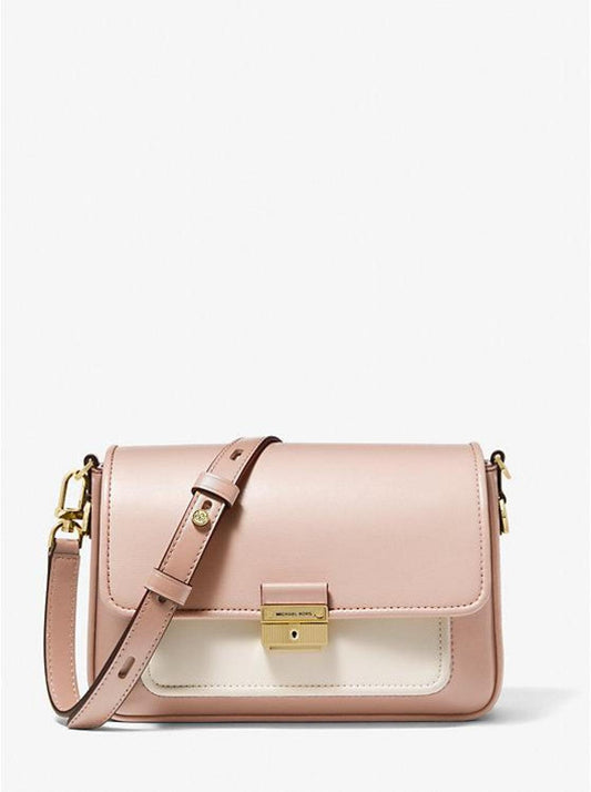 Bradshaw Medium Color-Block Leather Messenger Bag