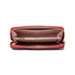 Morgan Museum Plaid Printed PVC Zip Around Continental Wallet