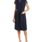 Michael Kors womens  Collection Wool-Blend Coat Dress, 4, Blue