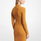 Ribbed Merino Wool Blend Dress