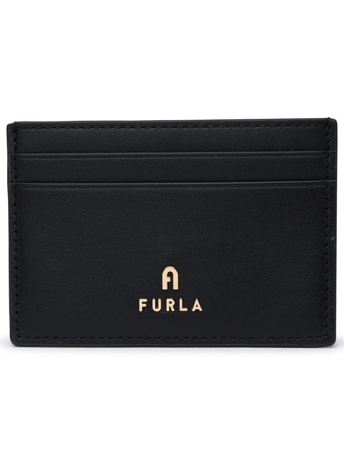 Furla Logo Plaque Card Holder