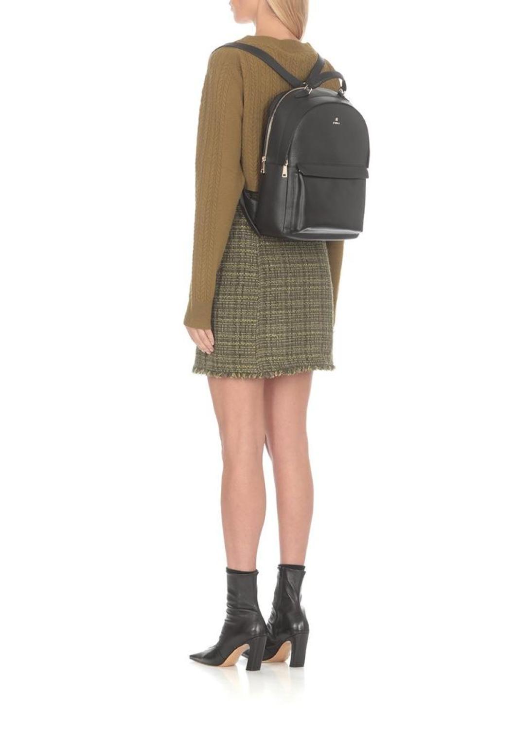 Furla Logo Plaque Backpack