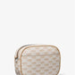 Jet Set Travel Medium Logo Stripe Crossbody Bag