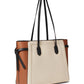 Knott Color-Blocked Pebbled Leather Large Tote