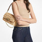 Parker Medium Woven Straw Shoulder Bag