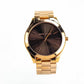 Michael Kors Runway  Toned Stainless Steel  Dial Wrist Watch Women's