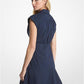 Organic Stretch Cotton Poplin Shirtdress