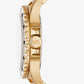 Oversized Everest Pavé Gold-Tone and Silicone Watch