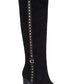 Ollie Womens Suede Tall Over-The-Knee Boots