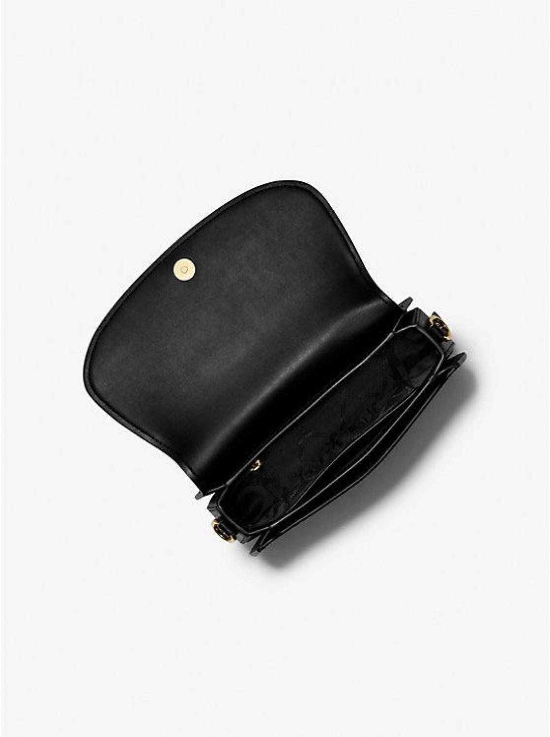 Mila Medium Leather Messenger Bag