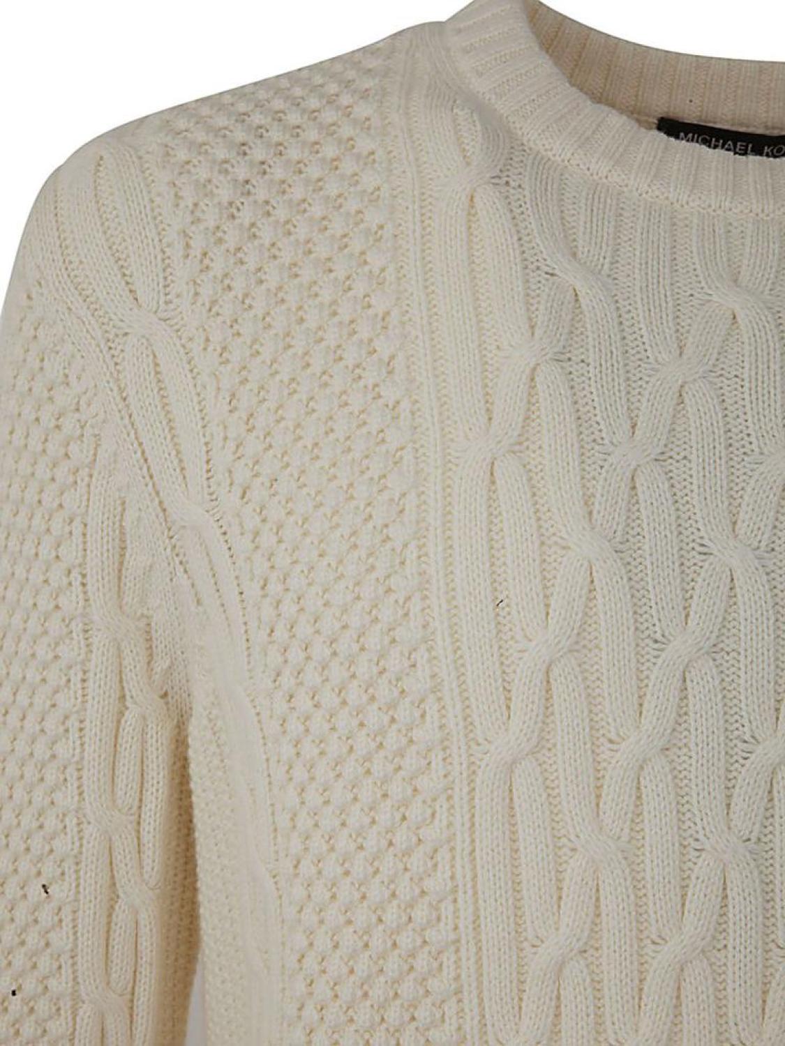 Michael Kors Crewneck Cable-Knit Sweater