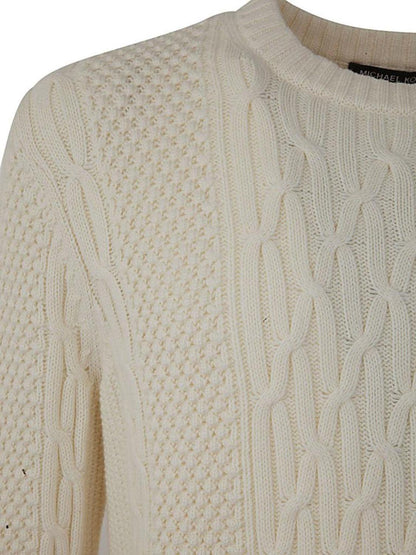 Michael Kors Crewneck Cable-Knit Sweater