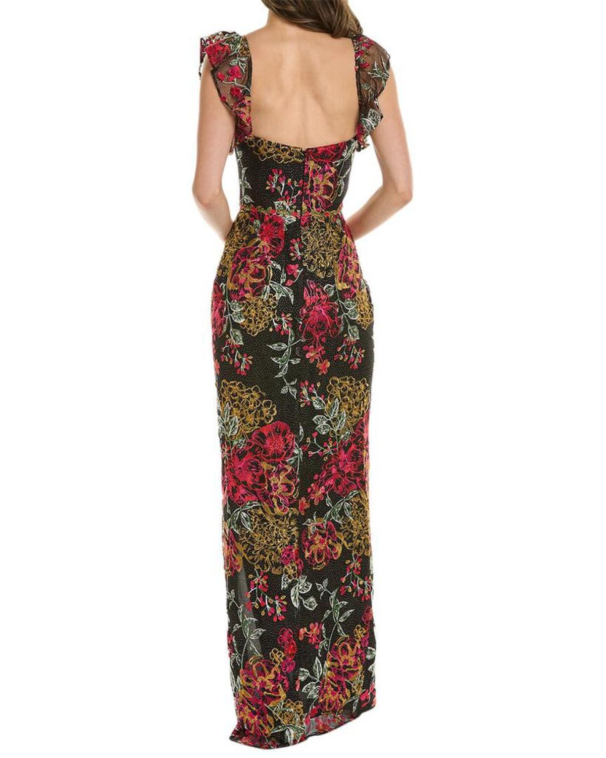 Marchesa Notte Sweetheart Column Gown