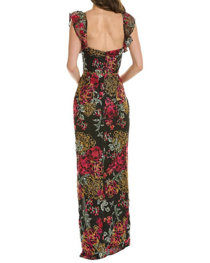 Marchesa Notte Sweetheart Column Gown