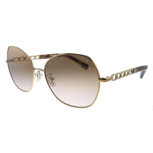 Coach L1130 HC 7112 933113 Womens Butterfly Sunglasses