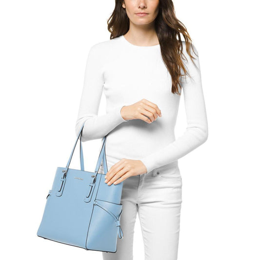 Voyager East West Crossgrain Leather Tote