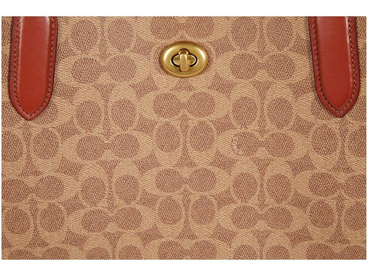 Coated Canvas Signature Willow Tote
