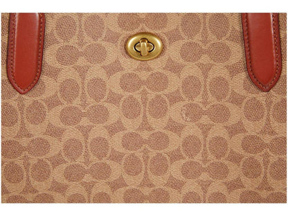 Coated Canvas Signature Willow Tote