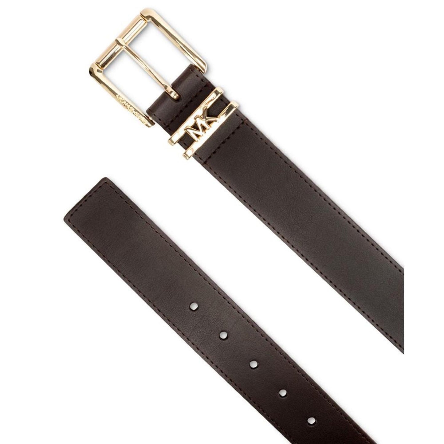 Women's Genuine Leather Logo Belt