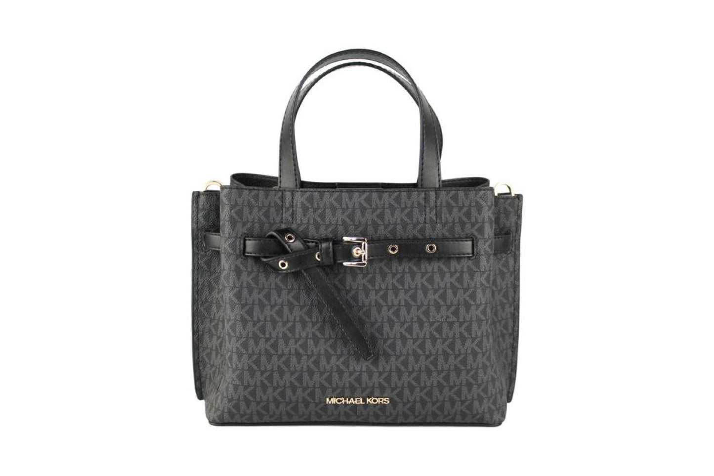 Michael Kors Emilia Small  Signature PVC Satchel Crossbody Handbag Women's Purse
