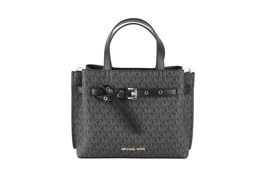 Michael Kors Emilia Small  Signature PVC Satchel Crossbody Handbag Women's Purse