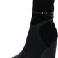 Acora Womens Faux Suede Pointed Toe Ankle Boots