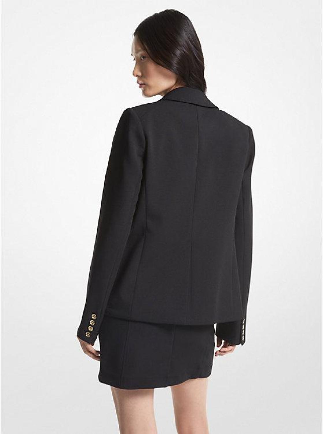 Stretch Crepe Blazer