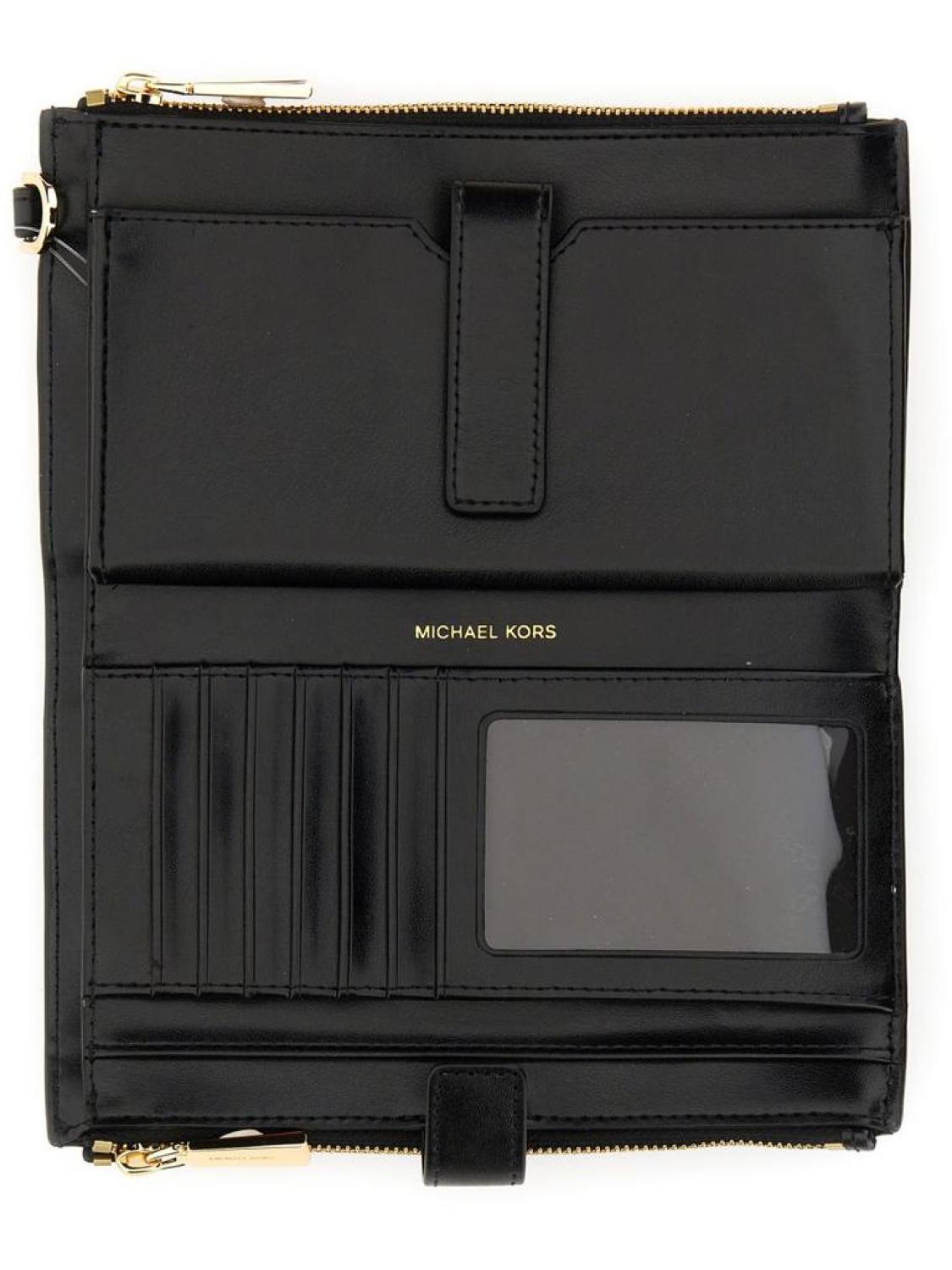 Michael Michael Kors Interwoven Zipped Wallet