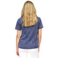 Women's Acid Wash Chain-Neck T-Shirt
