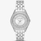 Harlowe Pavé Silver-Tone Watch