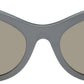 Gray 'The Icon' Wrapped Sunglasses