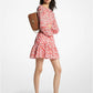 Zebra Print Cotton Lawn Cutout Dress