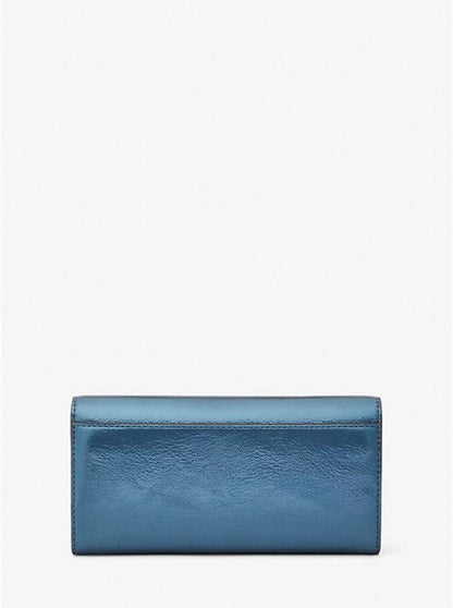 Jet Set Travel Large Metallic Envelope Wallet