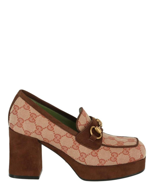 GG Monogram Platform Loafers