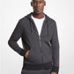 Logo Cotton Blend Zip-Up Hoodie