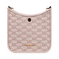 Michael Kors Briley Small Powder Blush Signature Canvas Messenger Crossbody Women's Bag