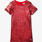 Sequined T-Shirt Dress