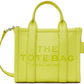 Yellow 'The Leather Mini Tote Bag' Tote