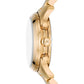Women's Runway Quartz Chronograph Gold-Tone Stainless Steel Watch 38mm