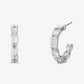 Precious Metal-Plated Sterling Silver Cubic Zirconia Earrings
