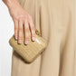 Tina Mini Crocodile Embossed Leather Minaudiere