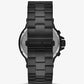 Oversized Dylan Black-Tone Watch