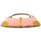 Gucci Pink GG Canvas & Leather Pink Jackie Bamboo Tote (Authentic Pre-Owned)