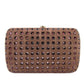 Gucci Women's  Suede Broadway Crystal Evening Clutch Bag