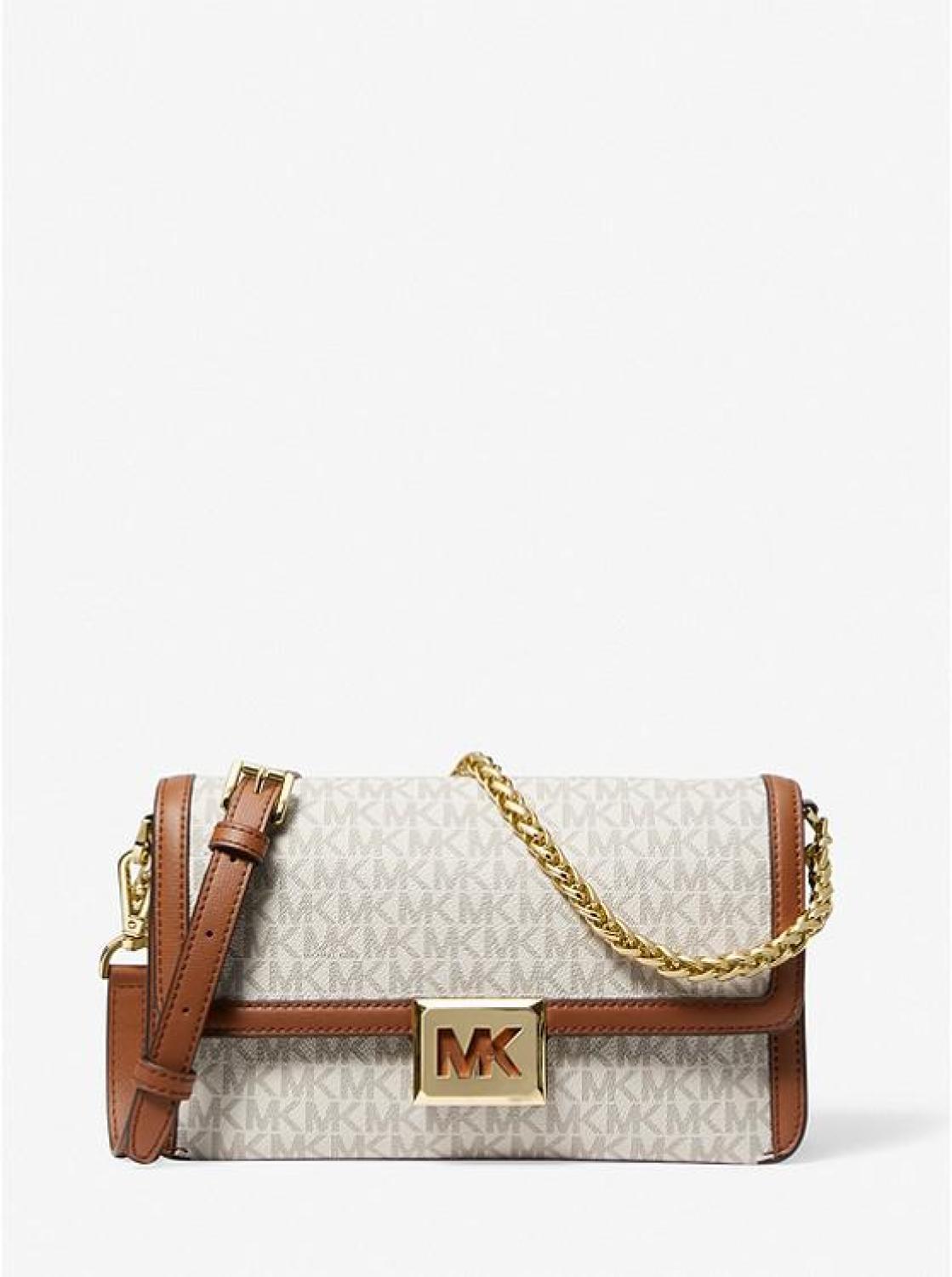 Sonia Medium Logo and Faux Leather Convertible Shoulder Bag