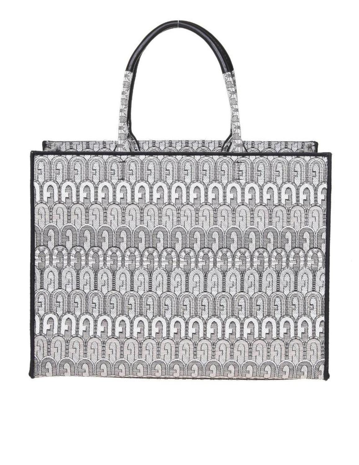 Furla Opportunity Patterned Jacquard Tote Bag