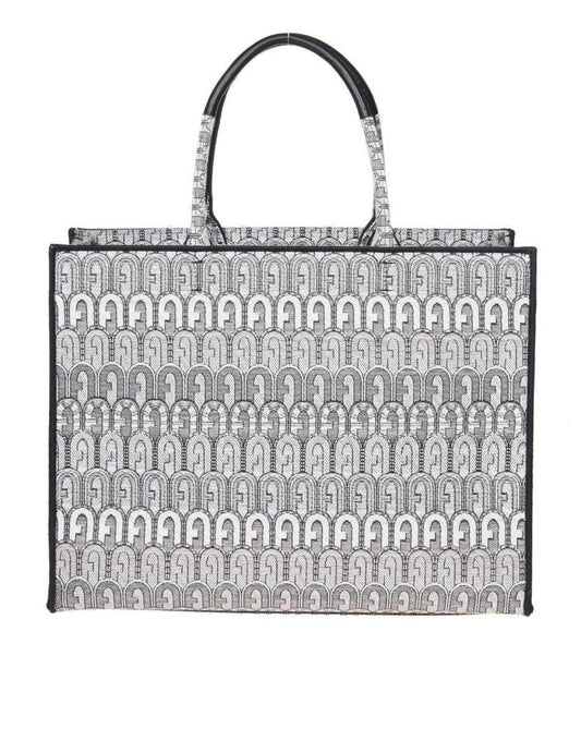 Furla Opportunity Patterned Jacquard Tote Bag
