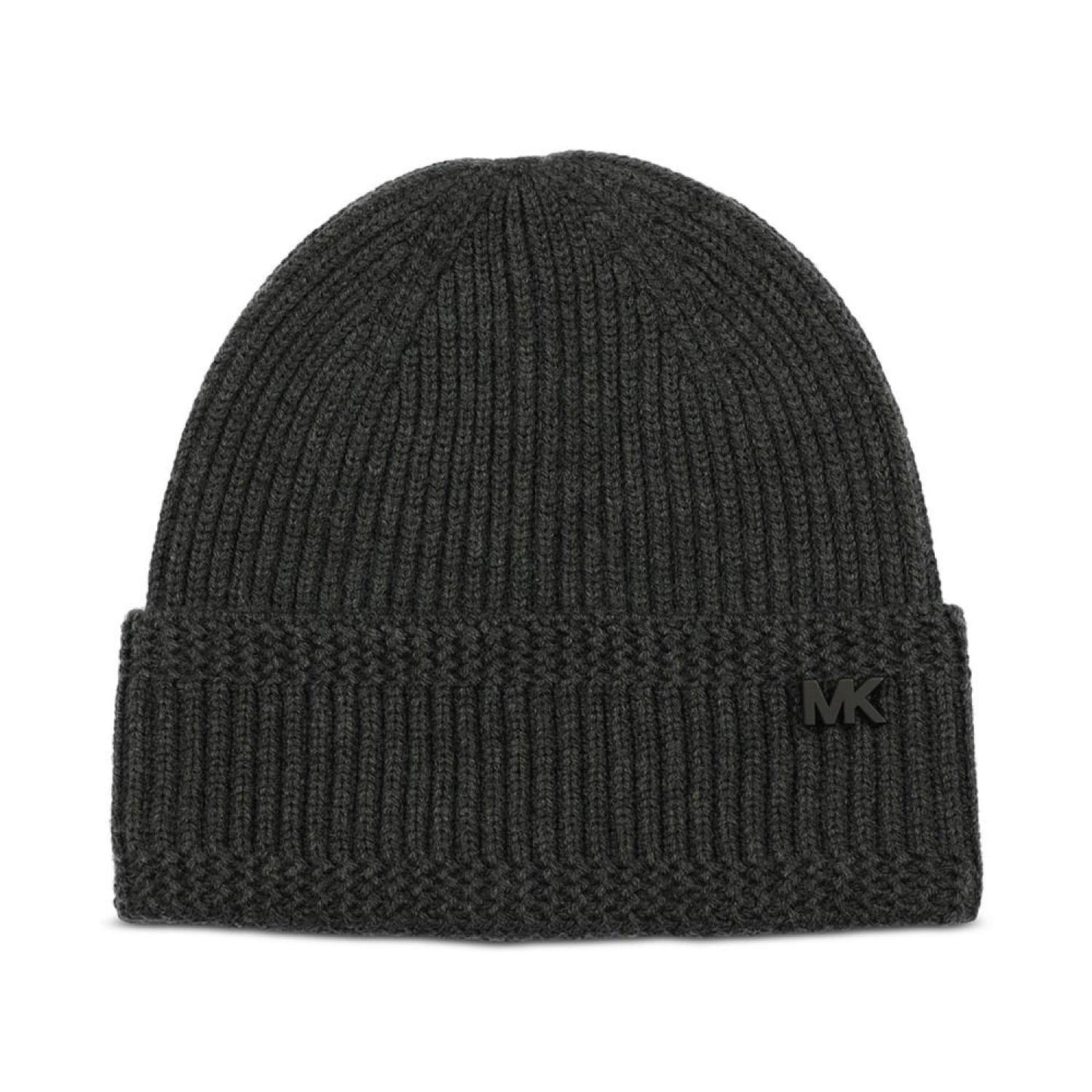 Men's Racked Ribbed Cuffed Logo Hat